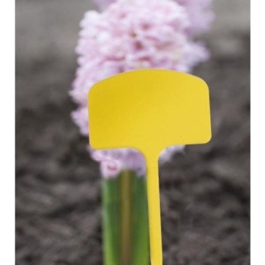 Plant markers yellow 12.5cm 10x